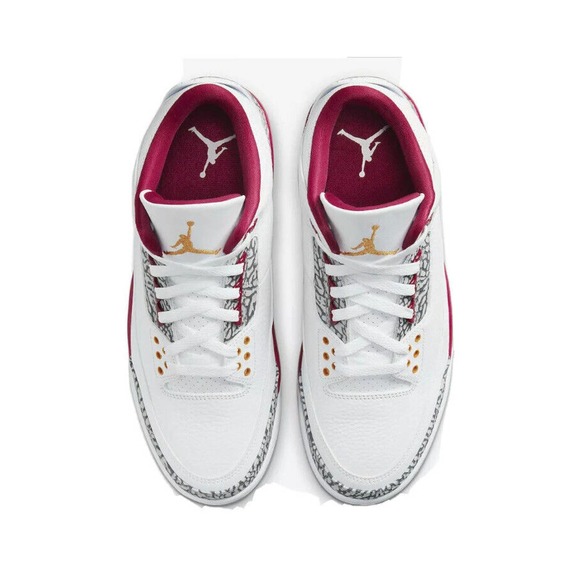 Nike Air Jordan 3 Retro Cardinal Red 2022 Mens 10.5 CT8532-126 New In Box DS - Picture 4 of 9